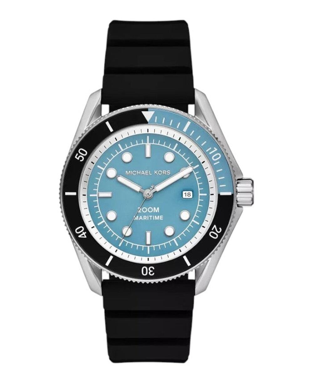 Michael Kors Maritime Light Blue Dial Silicone Men's Watch (MK9167)